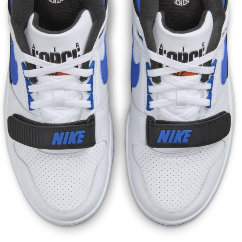 🎈🎉BOGO 1/2 Nike Air Alpha Force 88 "White/Black/ Dust/Game Royal" EUC SIZE 7.5🎈🎉